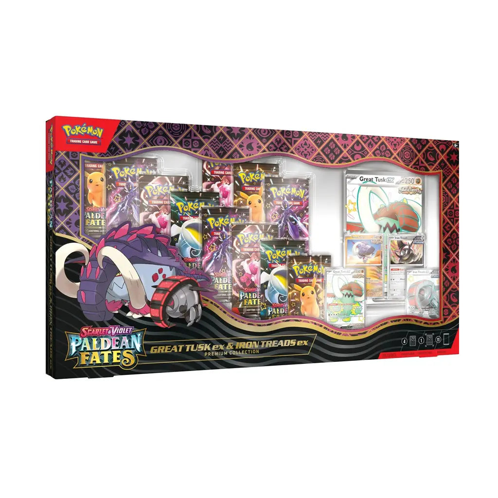 Pokémon Paldean Fates Great Tusk & Iron Treads Box (ENG)