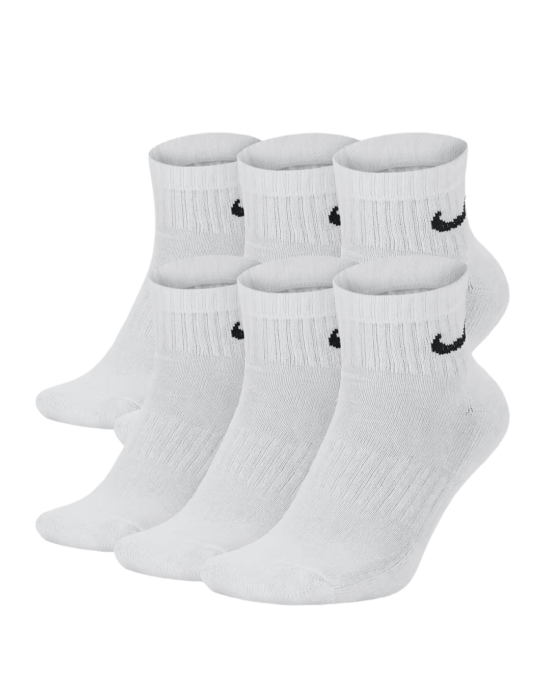 6 Pack Nike Everyday Ankle Socks - - Mentastore