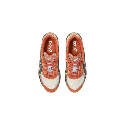 ASICS Gel-NYC Oatmeal Forest Green Orange