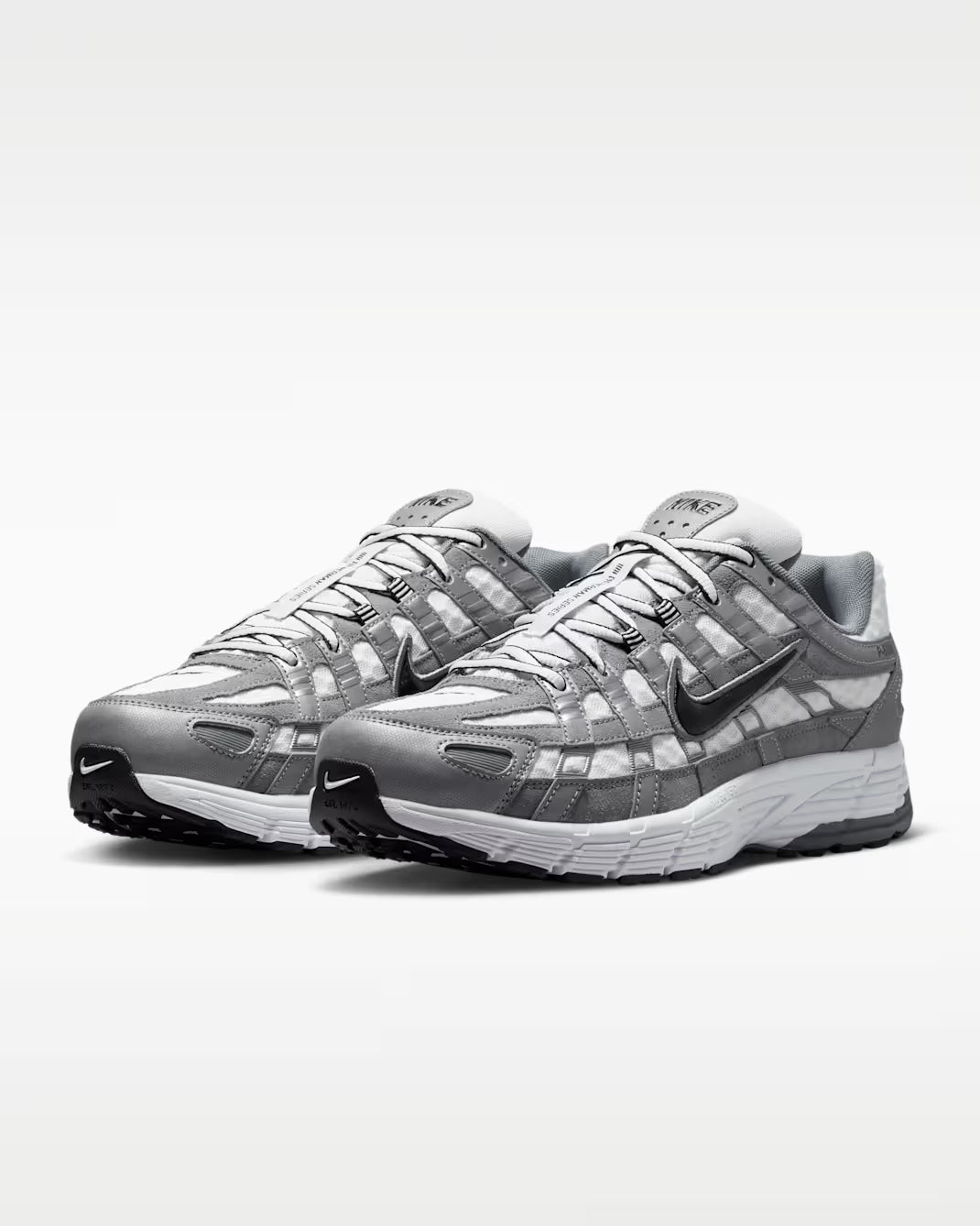 Nike P-6000 White Metallic Cool Grey Black