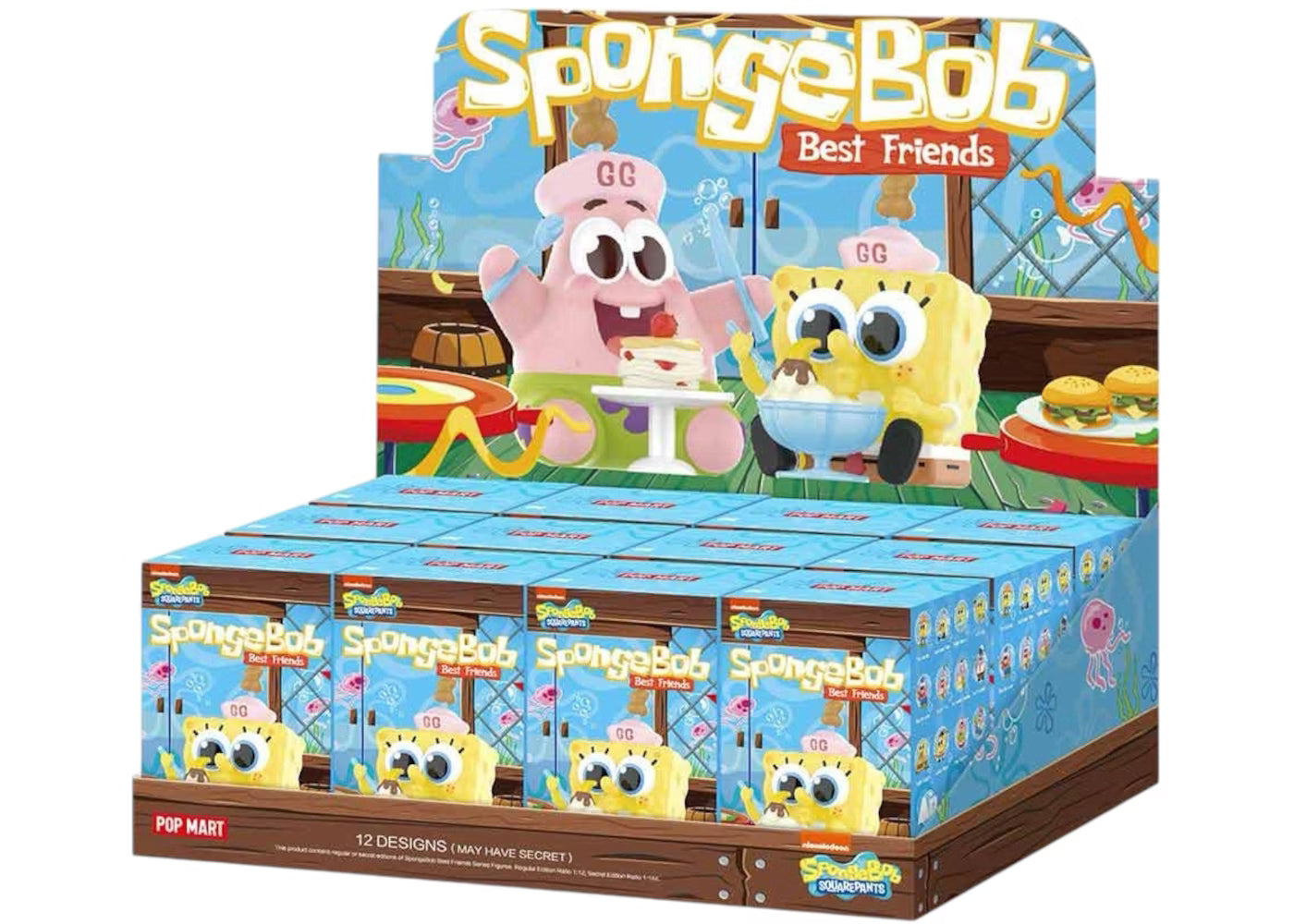 Pop Mart Spongebob Best Friends Series Figure Sealed Case Blind Box