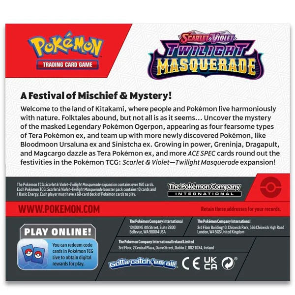 Pokémon Twilight Masquerade Booster Box (ENG)