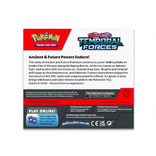 Pokémon Temporal Forces Booster Box (ENG)