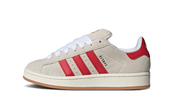 Adidas Campus 00s Crystal White Better Scarlet (W) - GY0037 - Mentastore