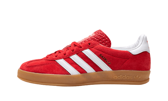 Adidas Gazelle Indoor Scarlet Cloud White - H06261 - Mentastore