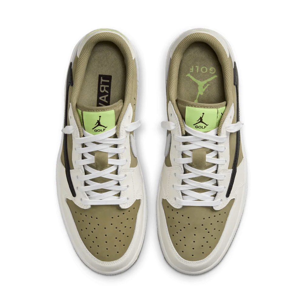 Air Jordan 1 Low Golf x Travis Scott Neutral Olive - Mentastore