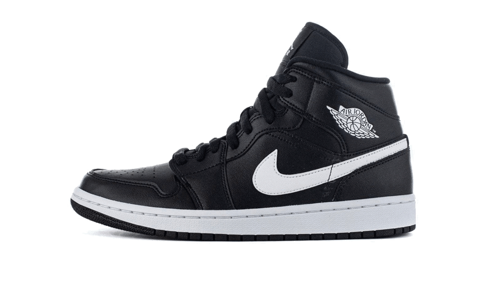 Air Jordan 1 Mid 'Black White' - BQ6472 - 011 - Mentastore