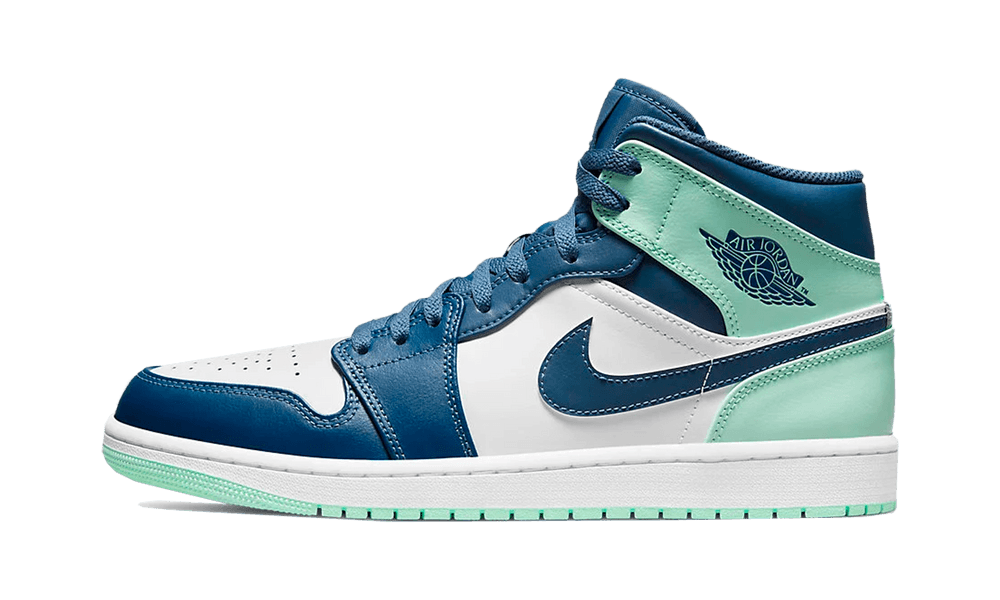Air Jordan 1 Mid Blue Mint - 554724 - 413 - Mentastore