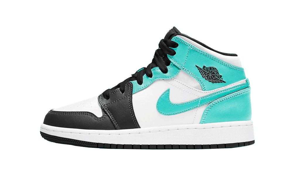 Air Jordan 1 Mid Igloo Island Green - 554725 - 132 - Mentastore