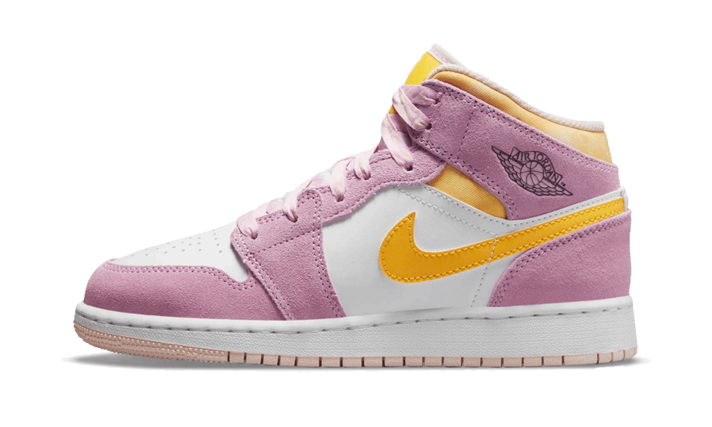 Air Jordan 1 Mid Light Artic Pink (GS) - DC9517 - 600 - Mentastore