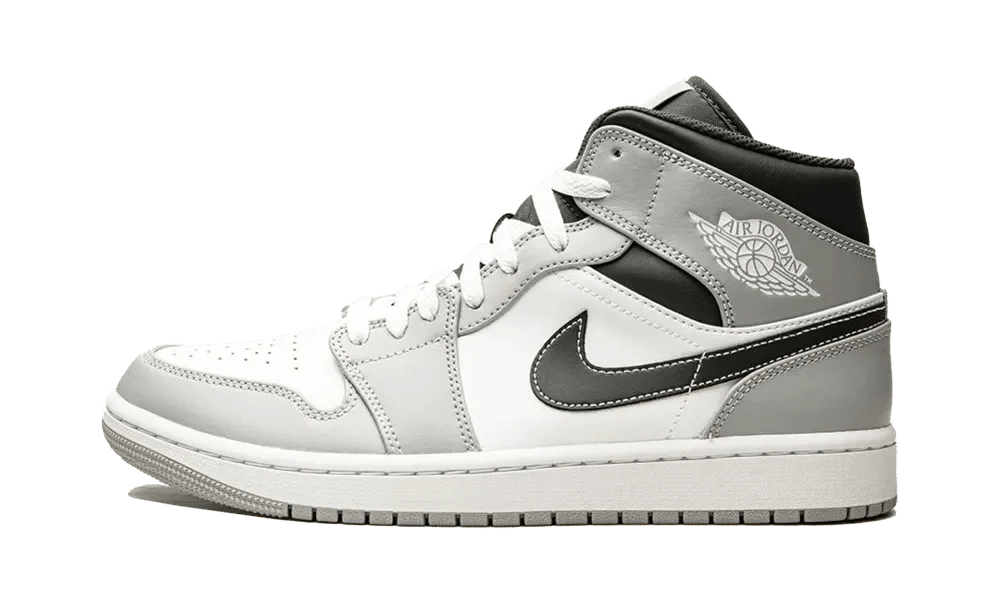 Air Jordan 1 Mid Light Smoke Grey Anthracite - 554724 - 078 - Mentastore