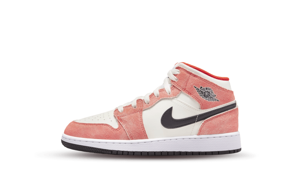 Air Jordan 1 Mid SE Orange Suede (GS) - dv1336 - 800 - Mentastore