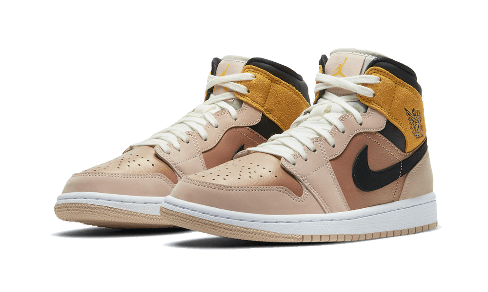 Air Jordan 1 Mid SE Particle Beige (W) - DD2224 - 200 - Mentastore