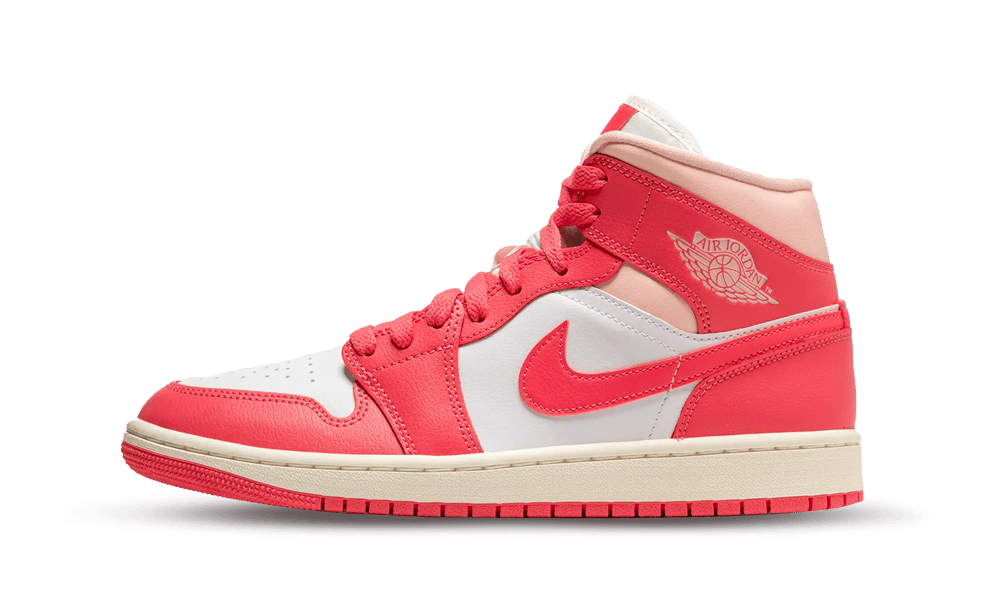 Air Jordan 1 Mid Strawberries And Cream (W) - BQ6472 - 186 - Mentastore