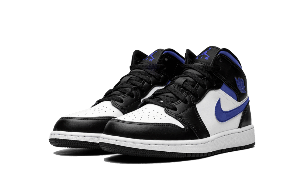 Air Jordan 1 Mid White Racer Blue - 554724 - 140 - Mentastore