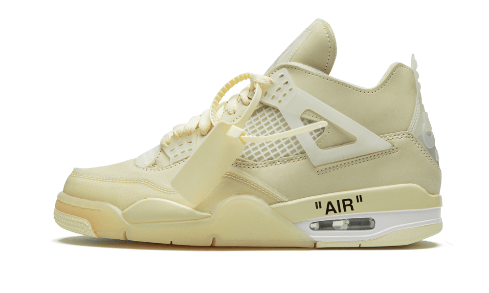 Air Jordan 4 Retro Off - White Sail (W) - CV9388 - 100 - Mentastore