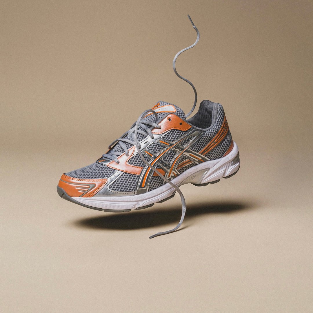 ASICS Gel-1130 Cement Grey Rust Orange - 1203A609-020 - Mentastore