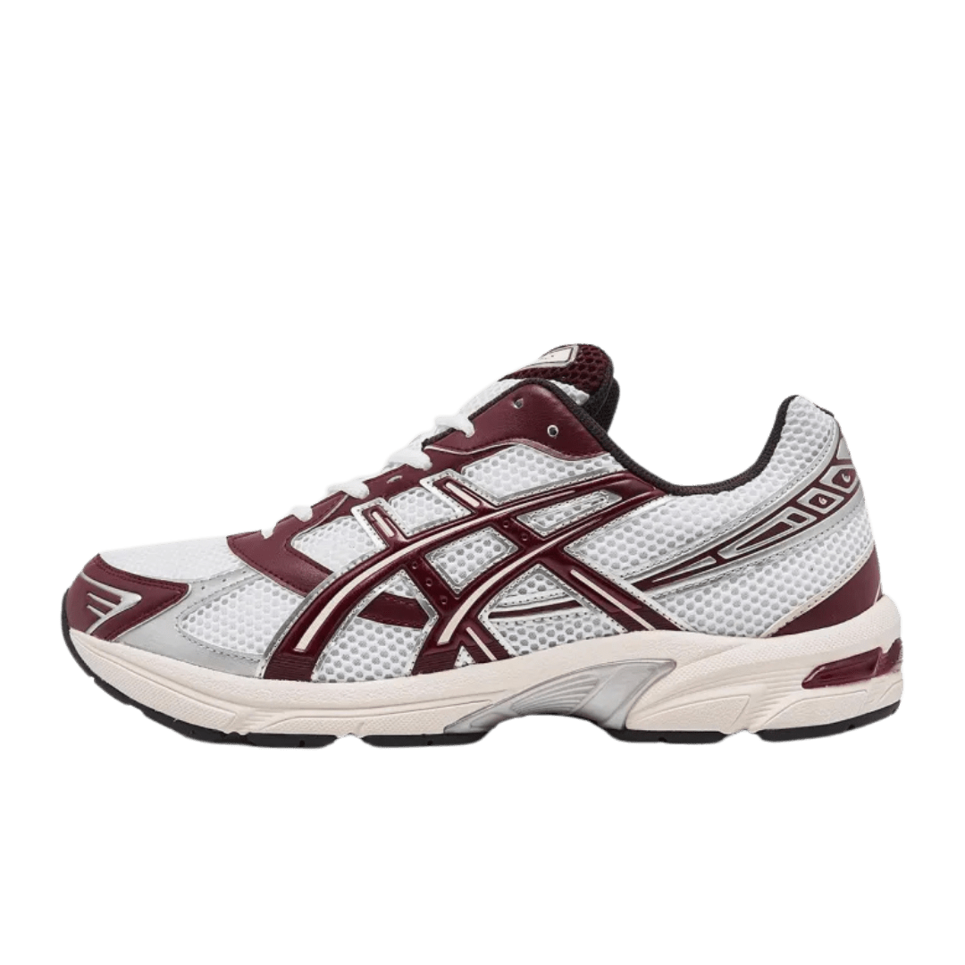ASICS Gel-1130 White Maroon Banner - 1203A685-100 - Mentastore