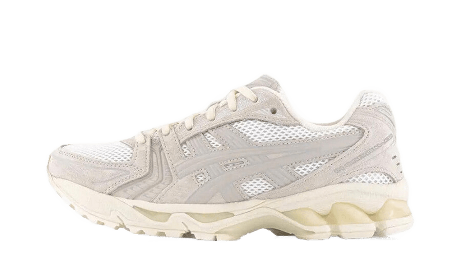 ASICS Gel-Kayano 14 White Smoke Grey (Women's) - 1202A105-103 - Mentastore