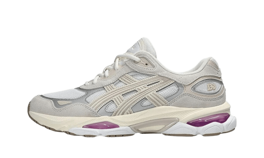 ASICS Gel-NYC 2.0 White Cream Purple - 1203A895-101 - Mentastore