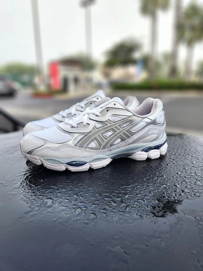 Asics Gel - Nyc White Oyster Grey - 1203A280 - 100 - Mentastore