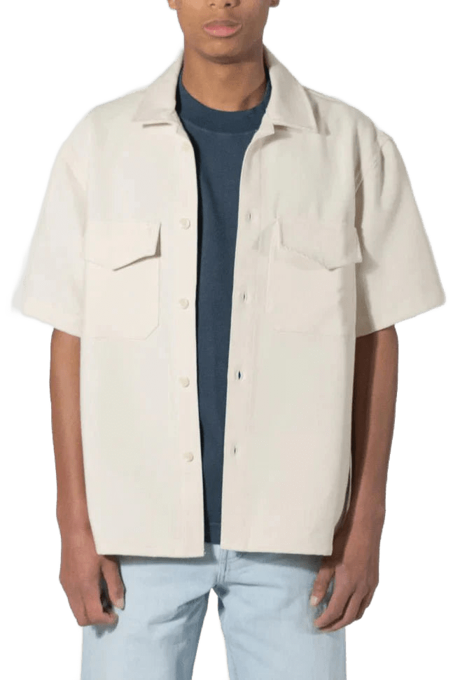 CHIQUE NOIR - OVERSHIRT - LIGHT TAUPE - - Mentastore