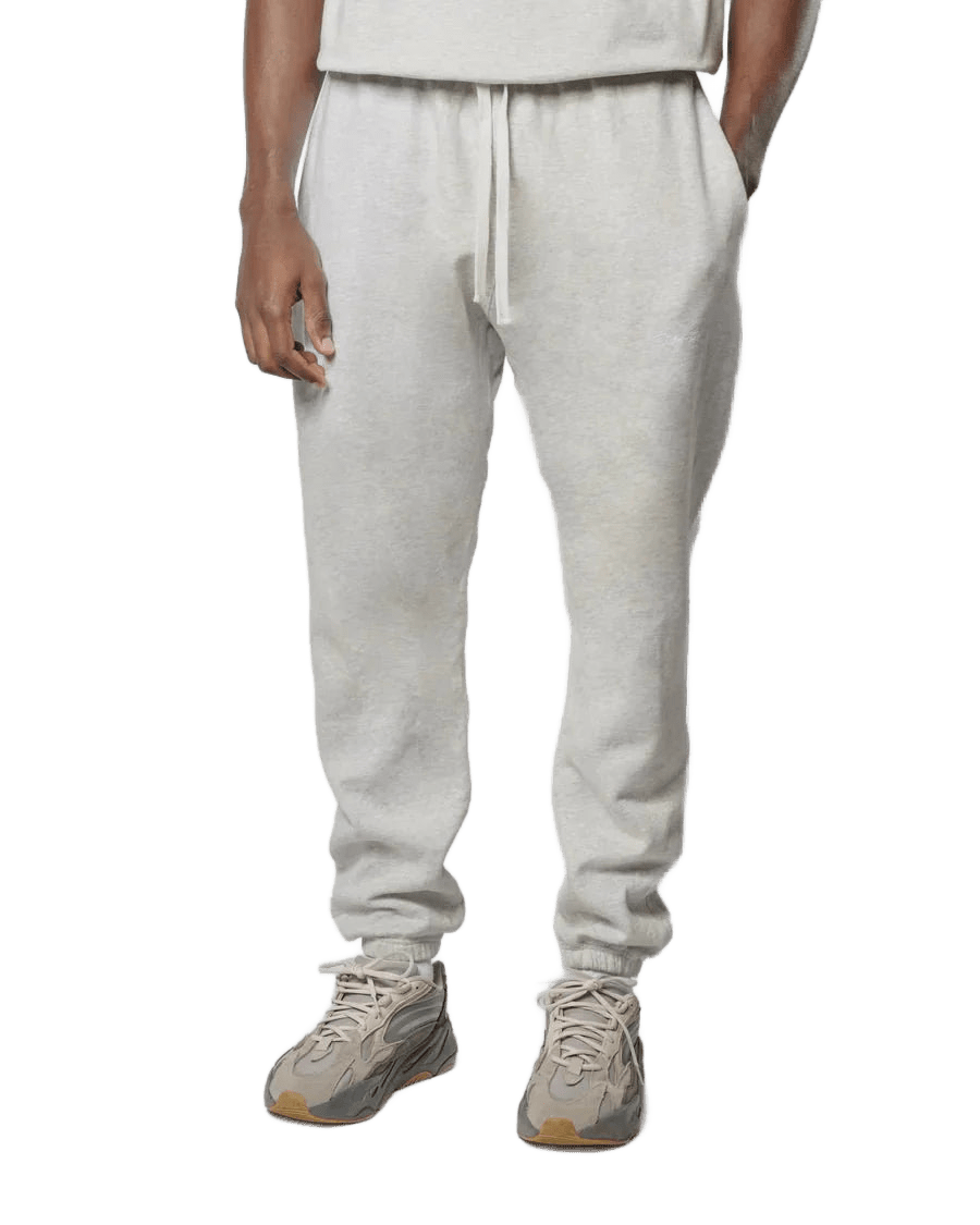 CHIQUE NOIR - SWEATPANTS - GREY MELANGE - - Mentastore