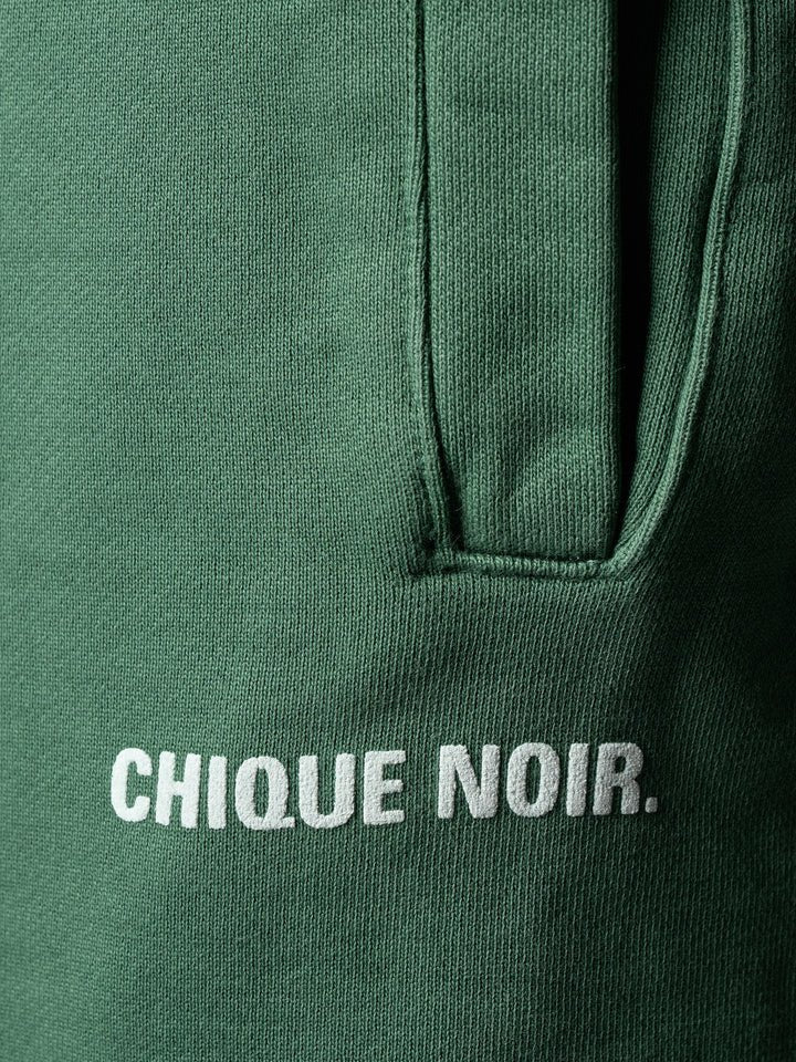CHIQUE NOIR - SWEATSHORT - EDEN GREEN - Mentastore