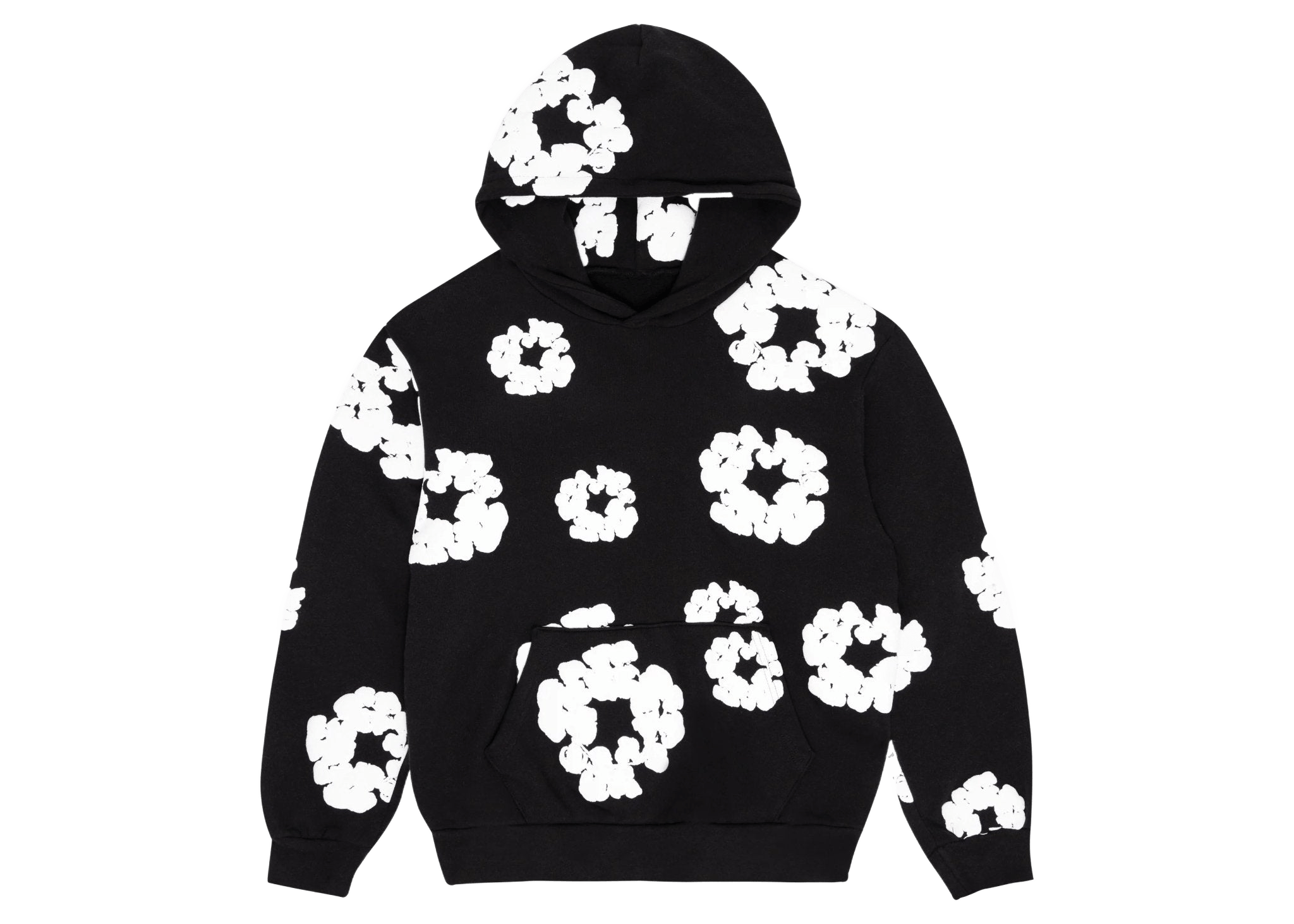 Denim tears the cotton wreath sweatshirt black - - Mentastore