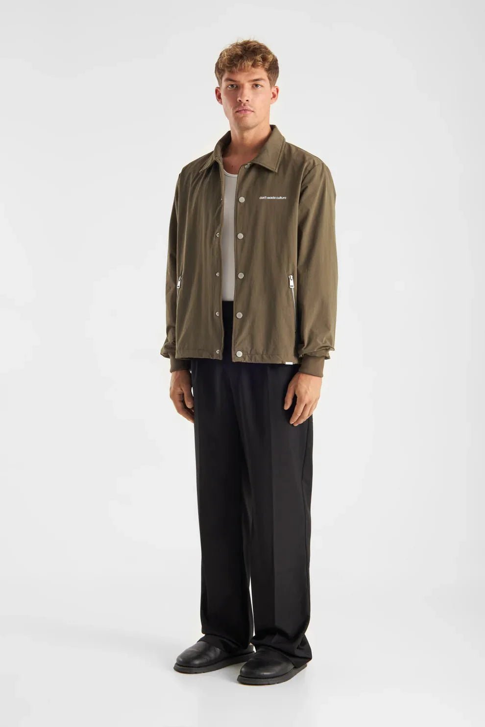 DON'T WASTE CULTURE - Cha | Khaki - D19.1596khaki - Mentastore