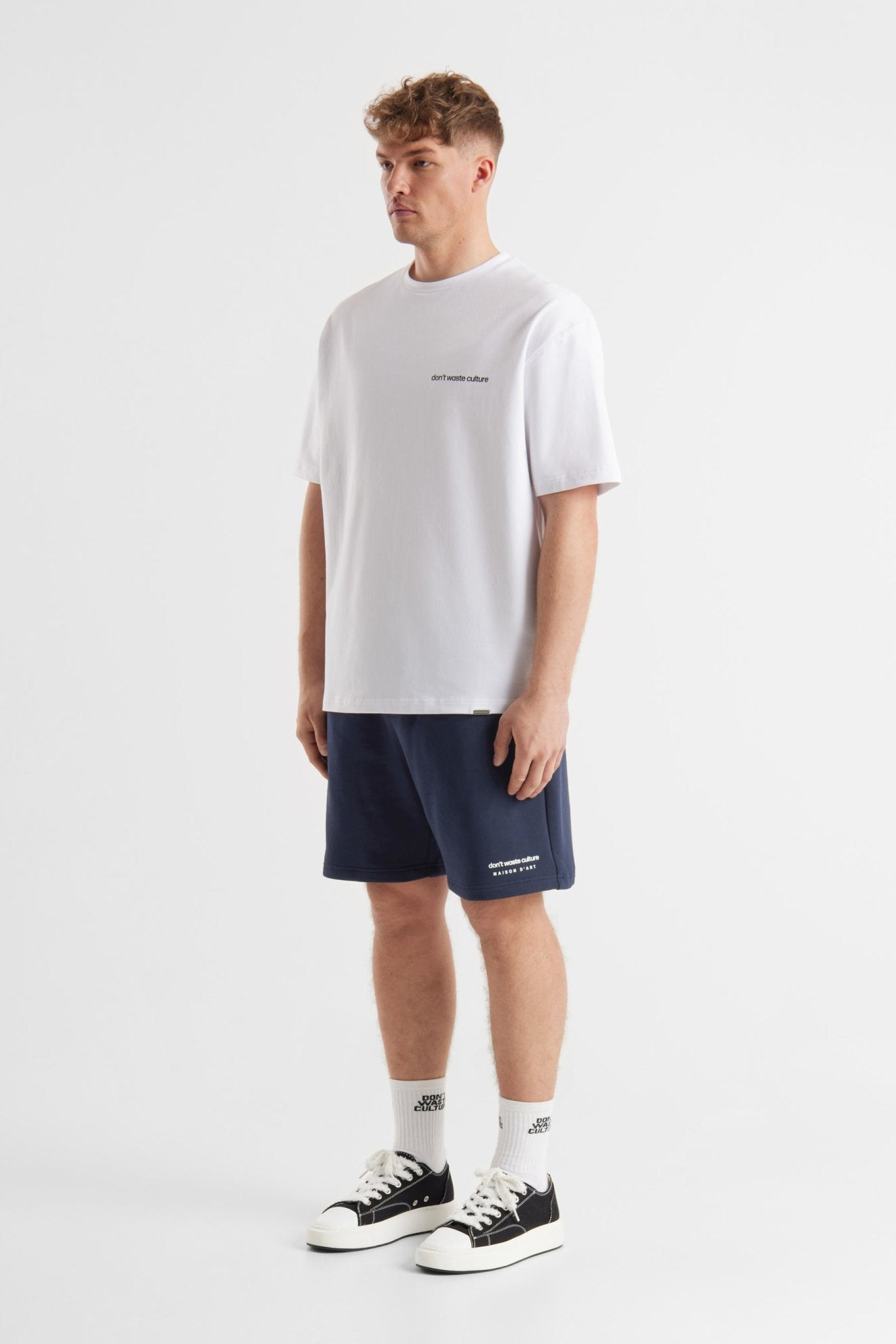 DON'T WASTE CULTURE Jerr | Navy Blue - D22.1595.navyblue - Mentastore