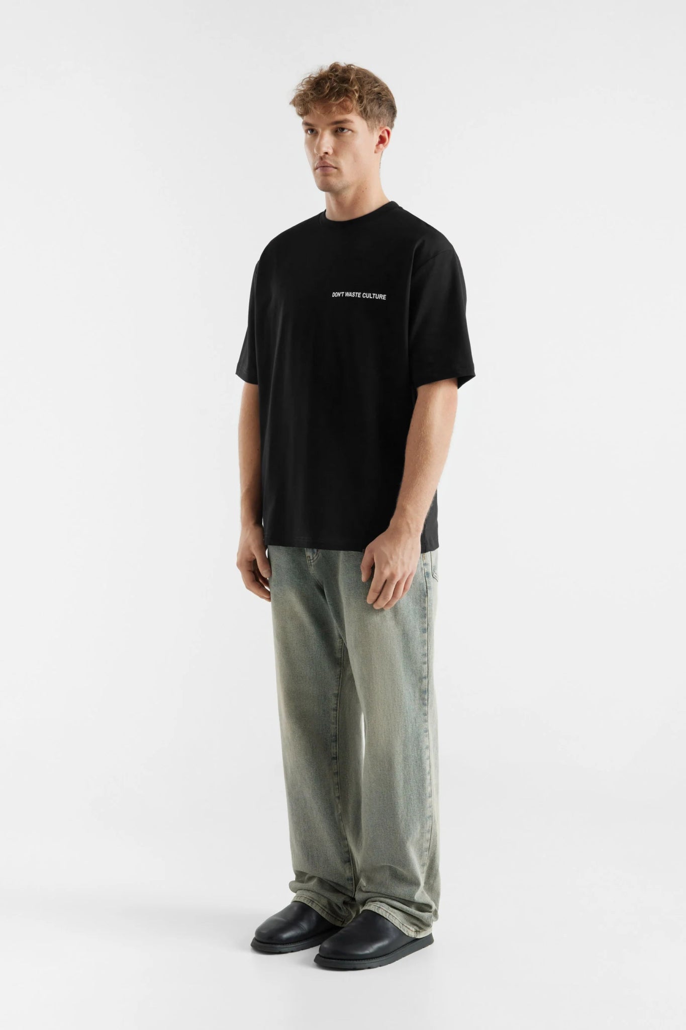 DON'T WASTE CULTURE Quinlan | Black - D11.1708 - Mentastore