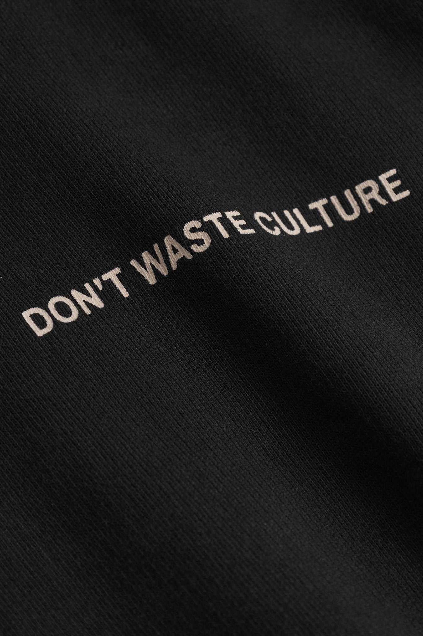 DON'T WASTE CULTURE Rhegan | Black - D15.1869.black - Mentastore
