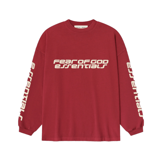 Fear of God Essentials 90's Crimson Summer Set - - Mentastore