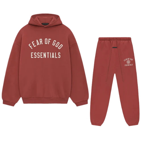 Fear of God Essentials Fleece Crimson FW24 -  - Mentastore