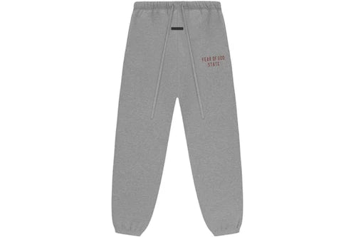 Fear of God Essentials FW24 Fleece Dark Heather State Full Set - Mentastore