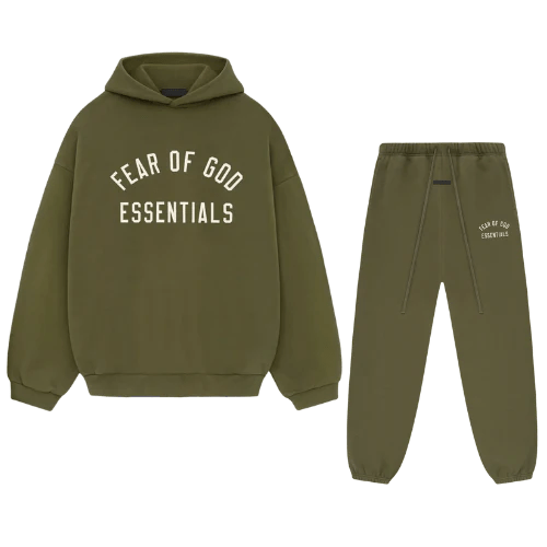 Fear of God Essentials FW24 Military Full Set - Mentastore