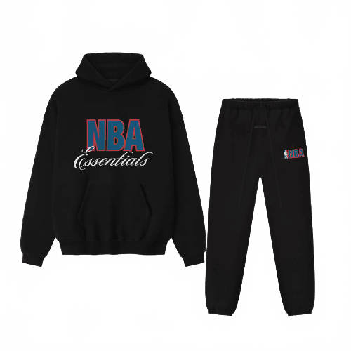 Fear of God Essentials NBA 90's Black SS26 - - Mentastore