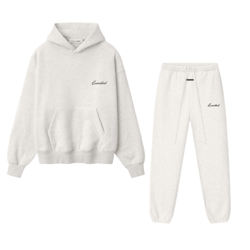 Fear of God Essentials Signature Oatmeal Heather SS26 - - Mentastore