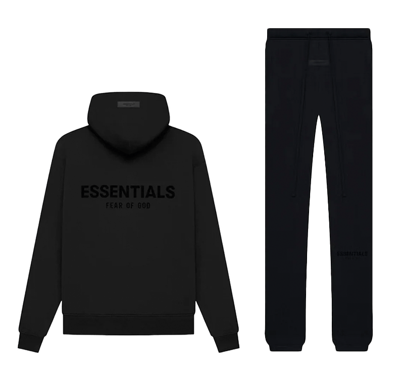 Fear of God Essentials Stretch Limo - Fear - of - God - Essentials - Limo - Black - Full - Set - Mentastore