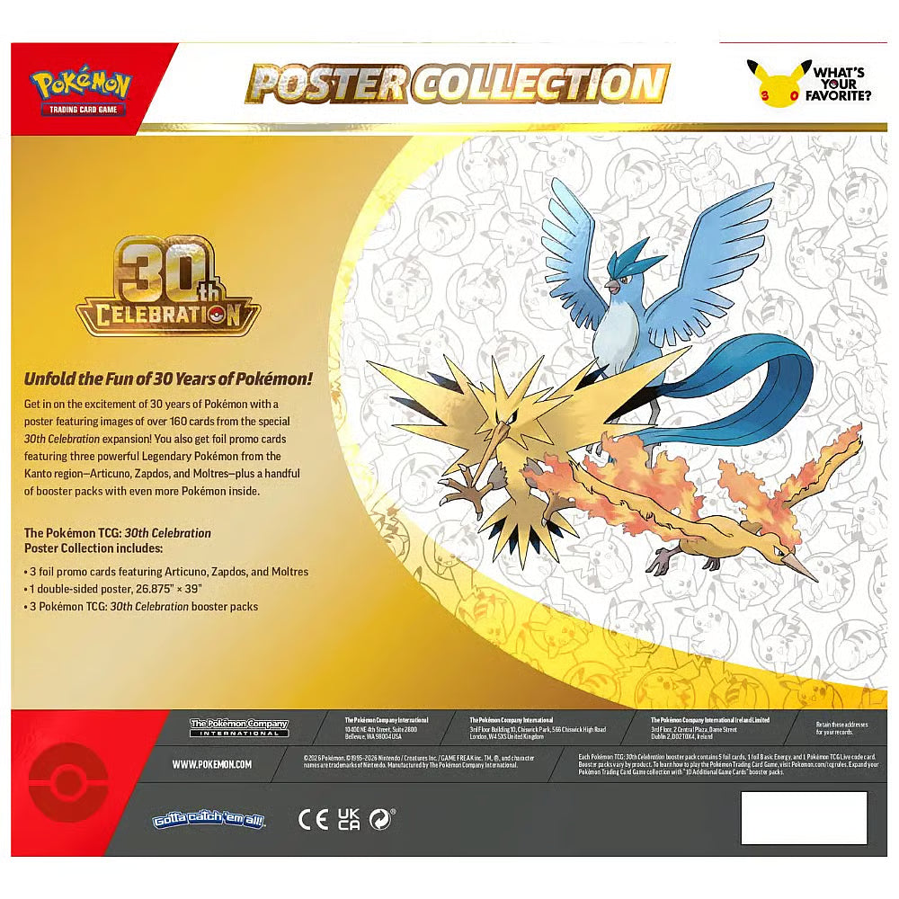 Pokémon 30th Celebration - Poster Collection