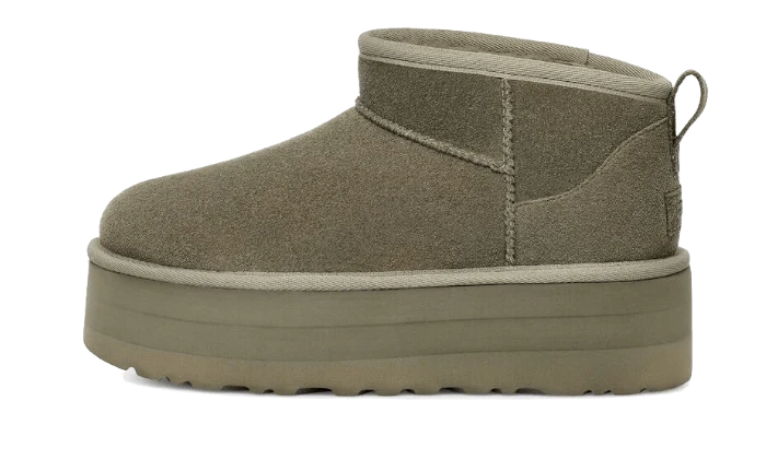 UGG Classic Ultra Mini Platform Boot Moss Green (Women's)
