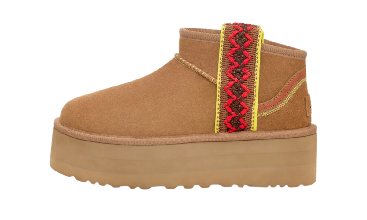 UGG Classic Ultra Mini Braid Boot Chestnut (Women's)