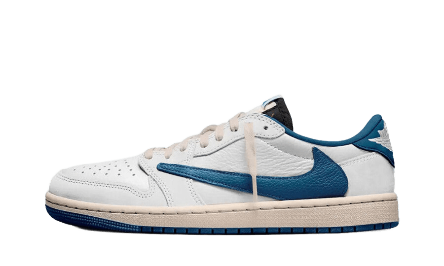 Jordan 1 Retro Low OG SP Fragment x Travis Scott Sail Military Blue - DM7866-104 - Mentastore