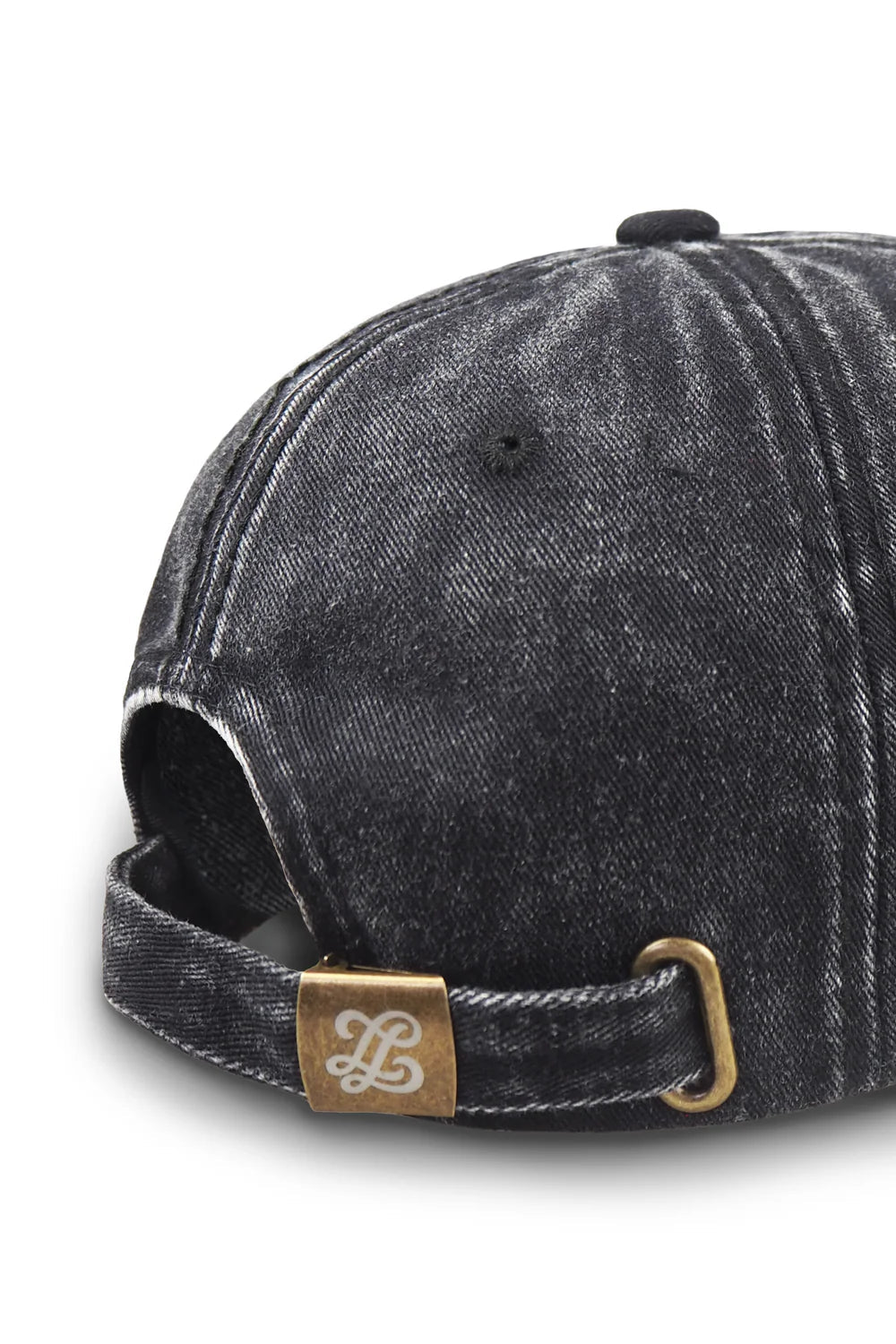 Lueur - Distressed Washed Black Cap - - Mentastore