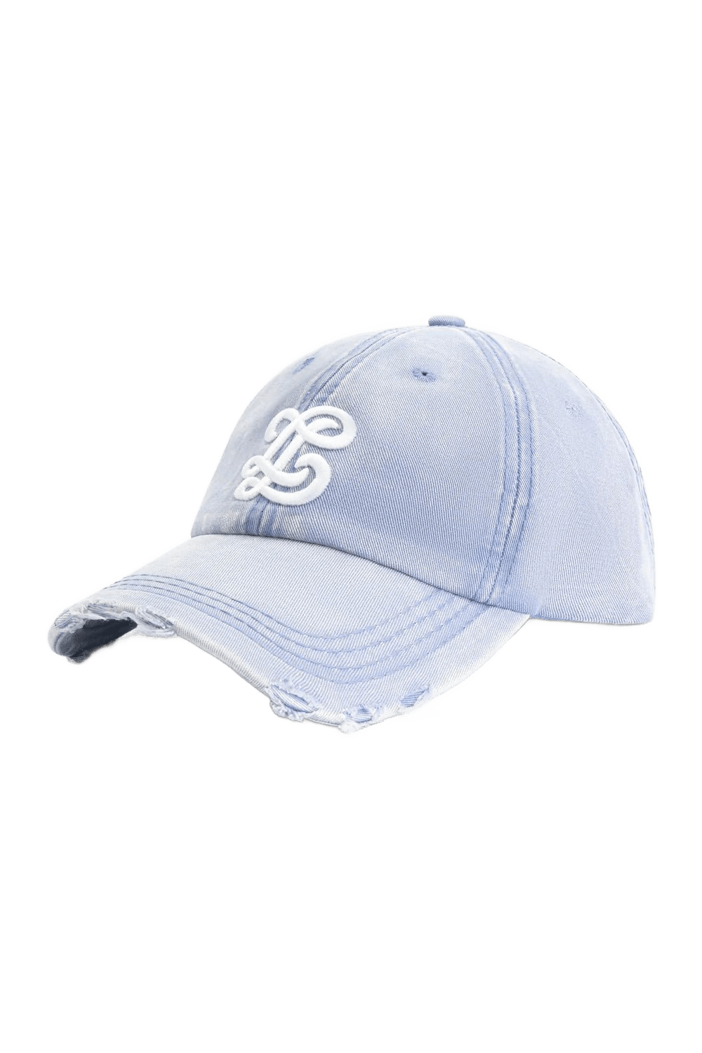 Lueur - Distressed Washed Blue Cap - - Mentastore