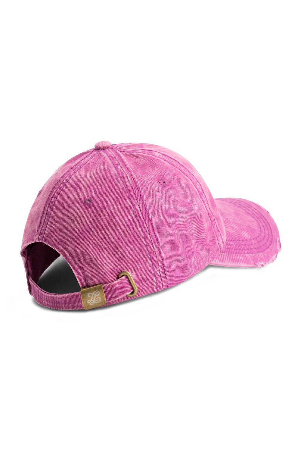 Lueur - Distressed Washed Pink Cap - - Mentastore