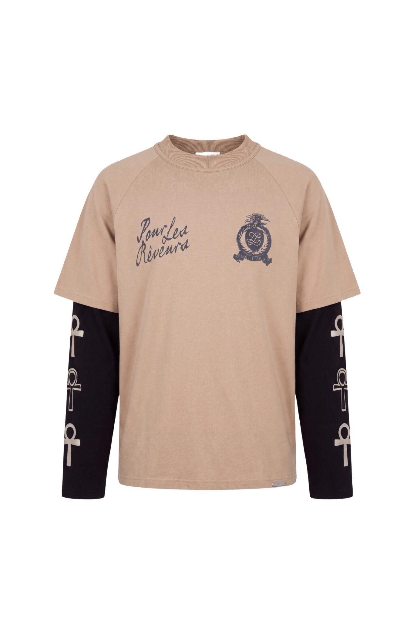 Lueur - Key Of Life Double Layered Long Sleeve - - Mentastore