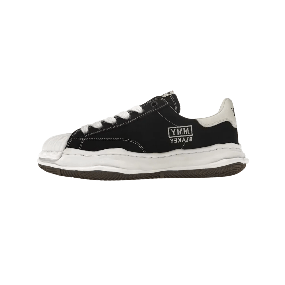 Maison Mihara Yasuhiro Blakey OG Sole Canvas Low Black - A08FW735 - Mentastore