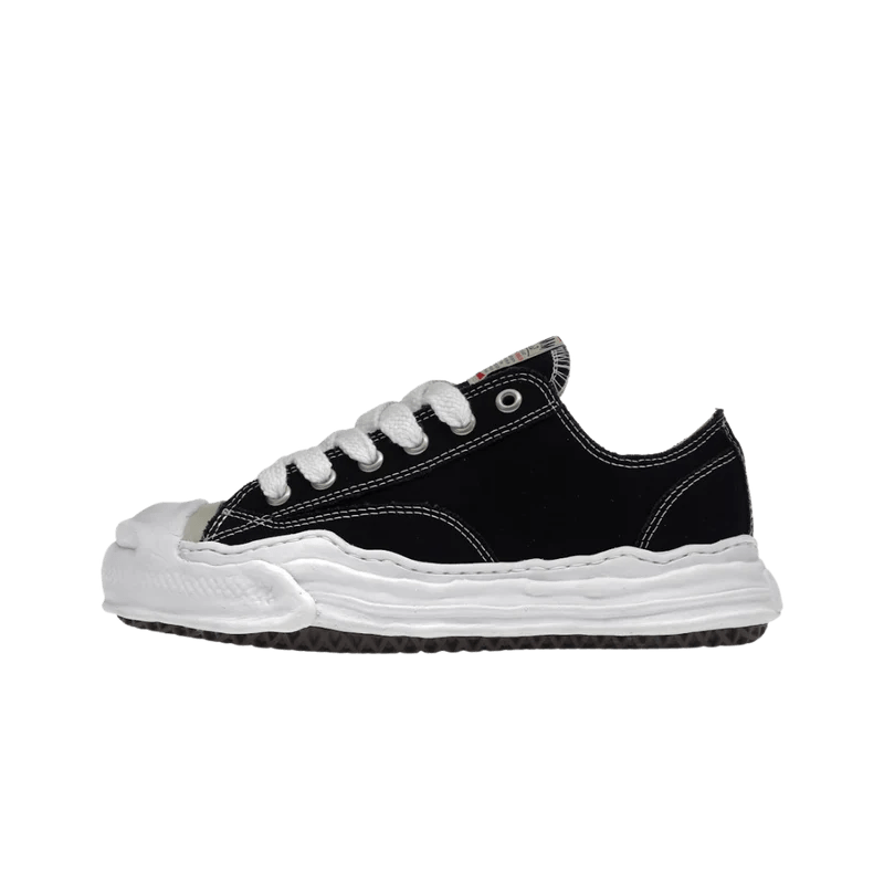 Maison Mihara Yasuhiro Hank Og Sole Canvas Low Black - A05FW702 - Mentastore